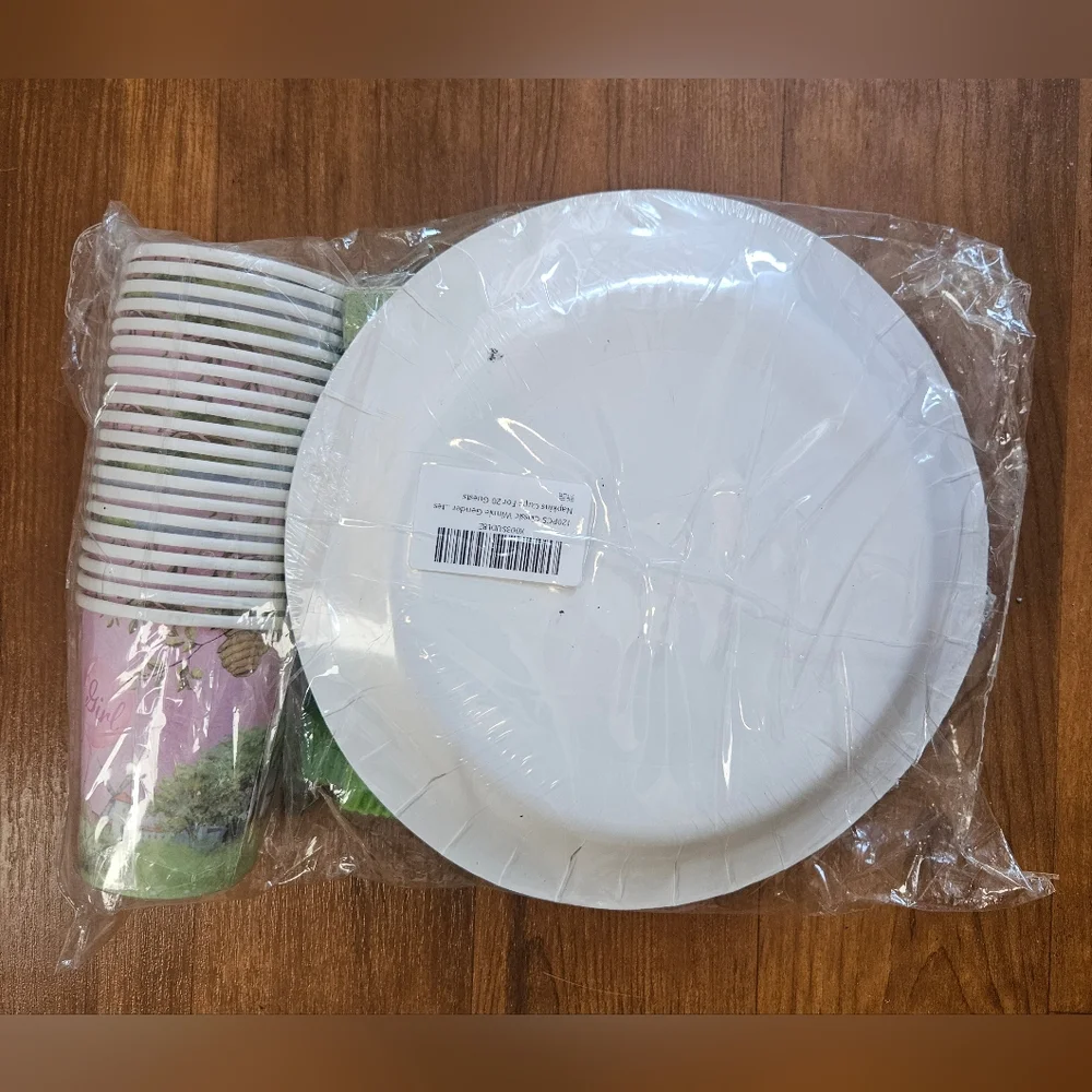 Winnie the Pooh Baby Shower Party Supplies Set